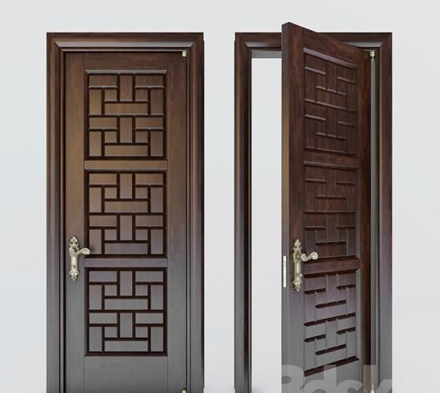 أنواع الأبواب الخشبية